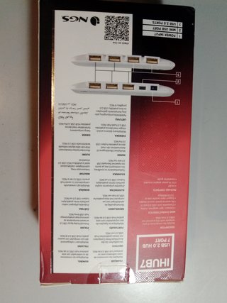 NGS IHUB7 USB 2.0 Hub 7 Puertos