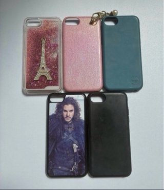 Pack de 5 fundas para móvil iPhone + REGALO