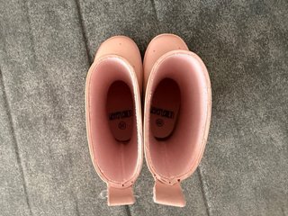Botas de agua bebé niña rosa