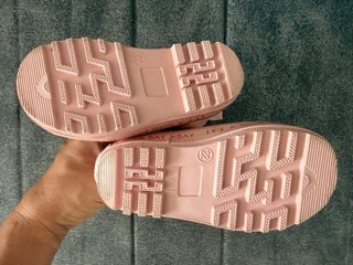 Botas de agua bebé niña rosa