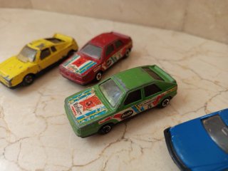 Guisval - Lote antiguos 5 coches juguete