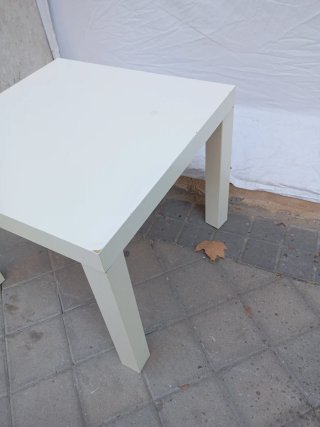 !OCASIÓN! Mesa auxiliar Ikea Lack blanca 55x55 cm