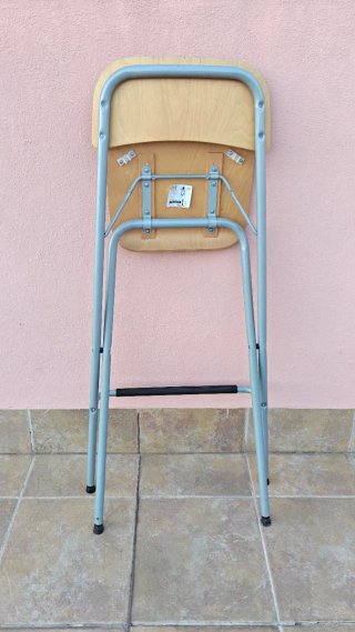 Taburete Barra Ikea Madera y Metal