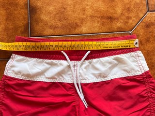 Costume boxer rosso Benetton bambino 6-7 anni