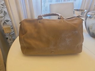 Bolso piel marrón Purificación García