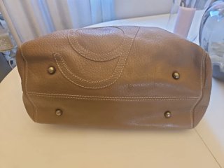 Bolso piel marrón Purificación García