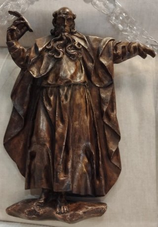 Escultura del Profeta Isaías 60x40 CT