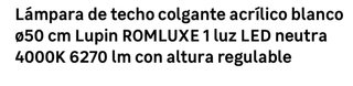 Lámpara Colgante Moderna Anillos LED