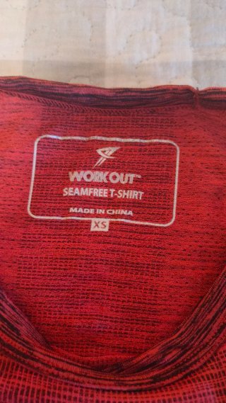 Camiseta Roja Talla S Elástica