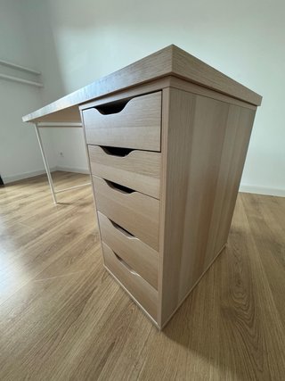 Escritorio de oficina madera y metal