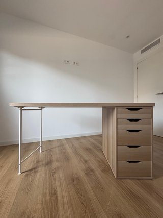 Escritorio de oficina madera y metal