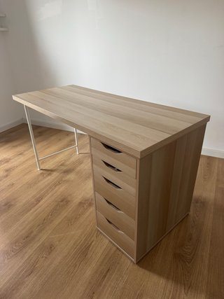 Escritorio de oficina madera y metal
