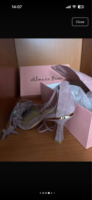 Sandalias suede atadas Alma en Pena Talla 39
