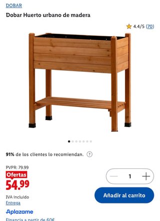 2 Huertos Urbanos Madera Marrón