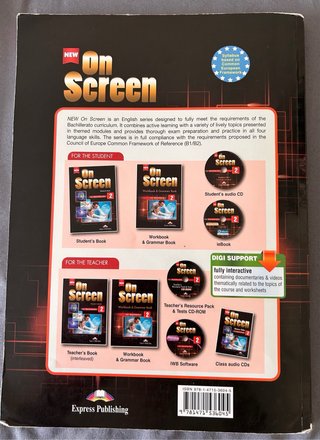 NEW ON SCREEN FOR BACHILLERATO 2 STUDENT'S BOOK