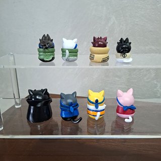 Set 8 Figure Gashapon Naruto Gattini