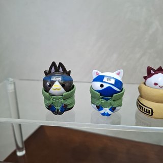 Set 8 Figure Gashapon Naruto Gattini