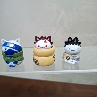 Set 8 Figure Gashapon Naruto Gattini