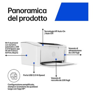 HP LaserJet M110w Stampante Laser