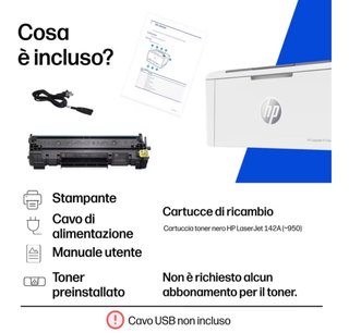 HP LaserJet M110w Stampante Laser