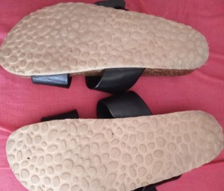 Chanclas Pimkie Piel Sintética Talla 40 Negras
