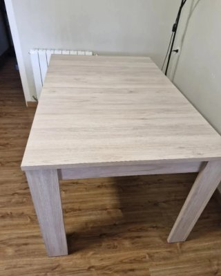 Mesa Comedor Extensible Madera Clara