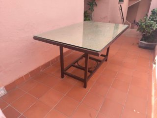 Mesa camilla de hierro
