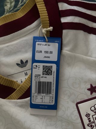 Camiseta Adidas España Mundial Blanca Authentic