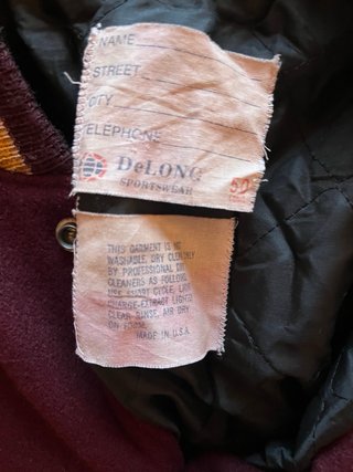 Giacca Varsity Letterman Vintage