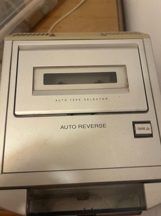 Reproductor CD/Cassette JVC Plata
