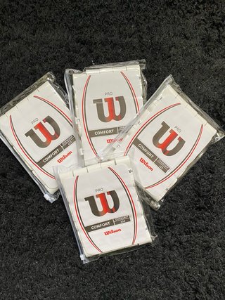 60 Wilson Pro Comfort Overgrip blancas tenis padel