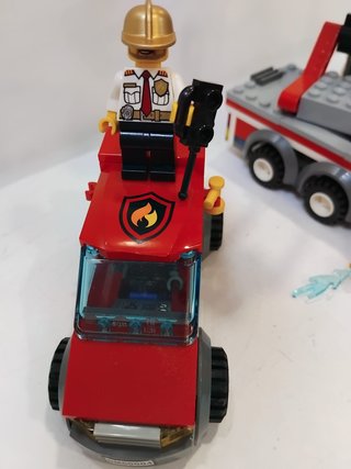 Lote LEGO City Bomberos 2 Vehículos