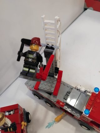 Lote LEGO City Bomberos 2 Vehículos
