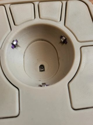 Trackball Ploopy Adept Beige/Marrón