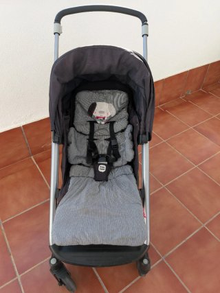 Carrito Tuc Tuc gris y negro