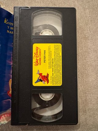 Peter Pan VHS Disney Original Español