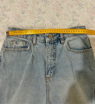 Jeans NA-KD x Celia Blue Ricami Taglia XS