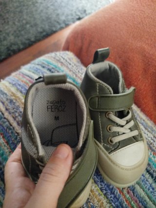 Zapatos Feroz verde oliva talla M