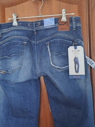 Pantalón vaquero Salsa Patchwork