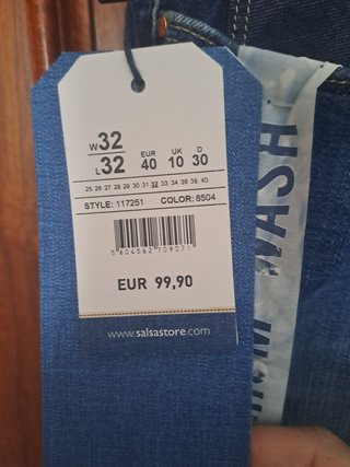Pantalón vaquero Salsa Patchwork