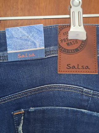 Pantalón vaquero Salsa Patchwork