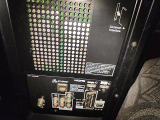 Televisión Panasonic Negra