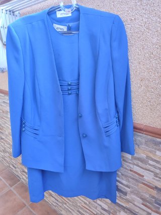 Traje chaqueta y  falda mujer talla grande -50