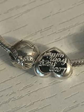 Pulsera Pandora Plata y Cristales
