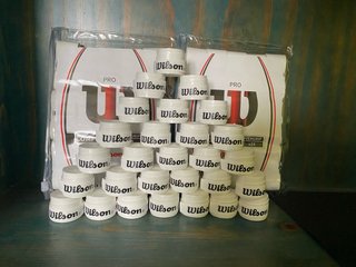 60 Wilson Pro Overgrips blancos perforados nuevos