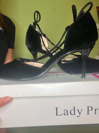 Zapatos de tacón negros Lady Pretty