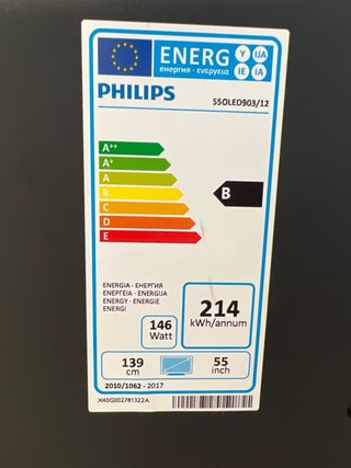Philips 55OLED903/12 55" OLED - No enciende