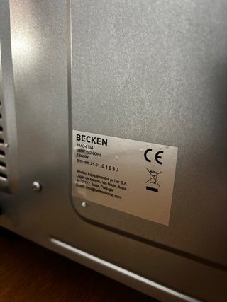 Horno Eléctrico Becken 46L - 1800W