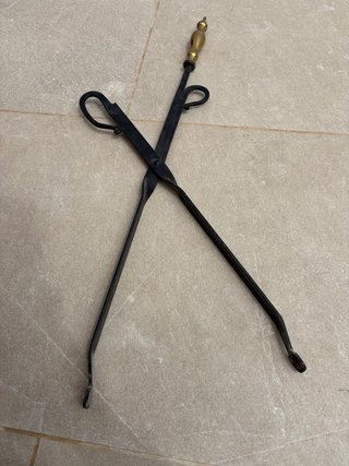 Pinzas chimenea metálicas