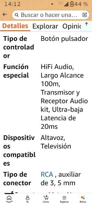 Emisor receptor Hifi